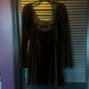 Velvet black babydoll dolls kill universal monsters dress